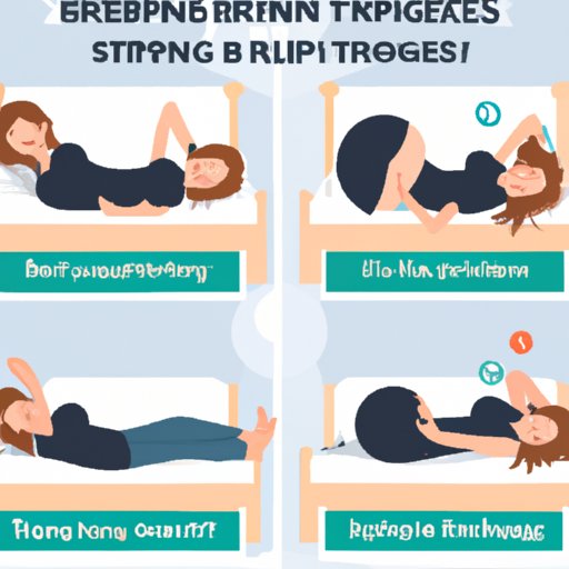 Tips and tricks for pregnant women who struggle with sleeping on their back