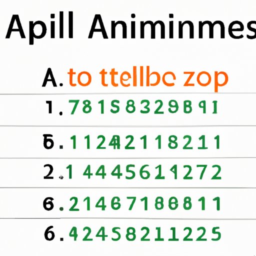 Tips for Alphabetizing Data with Names and Numbers in Excel