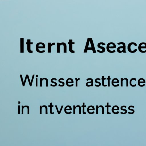 II. Assess Your Strengths and Weaknesses