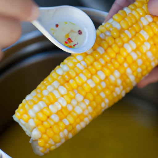 Adding Flavors to Boiled Corn on the Cob