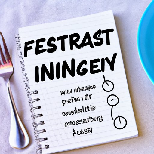 How to use intermittent fasting to reduce belly fat