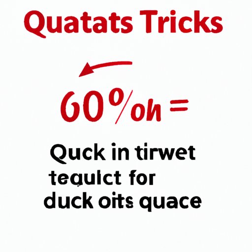 III. The Quick Way to Calculate Percentage: Tips and Tricks