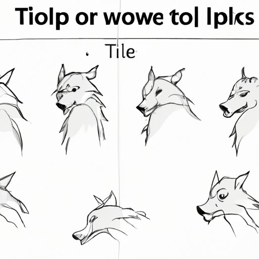 III. Tips and Tricks for Drawing a Wolf