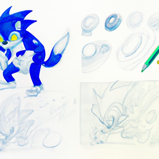 Creating Sonic: The Art of Sketching and Coloring the Iconic Game Character