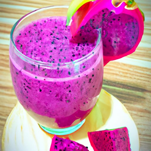 The Satisfying Dragon Fruit Smoothie