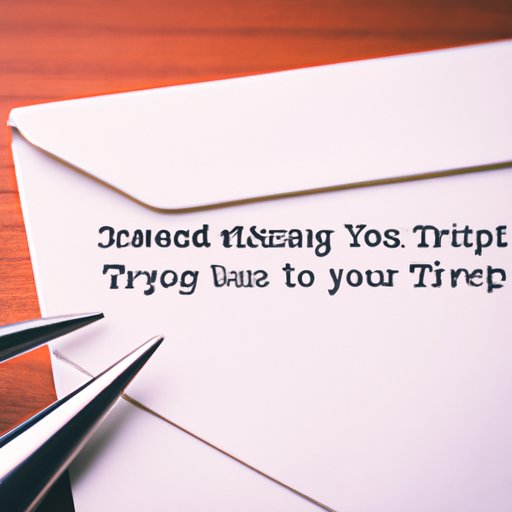 III. Ending Your Letter on a Positive Note: Tips and Tricks