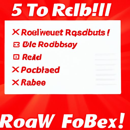 V. 5 Proven Methods to Get Free Robux in Roblox