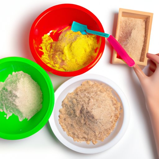 Making Kinetic Sand with Ingredients You Already Have in Your Kitchen