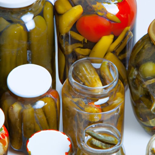 Overview of different types of pickles