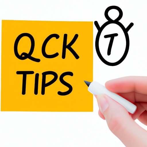 IX. List of Quick Tips