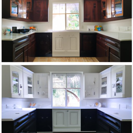 IV. Before and After Photos and Success Stories of Homeowners Who Painted Their Cabinets