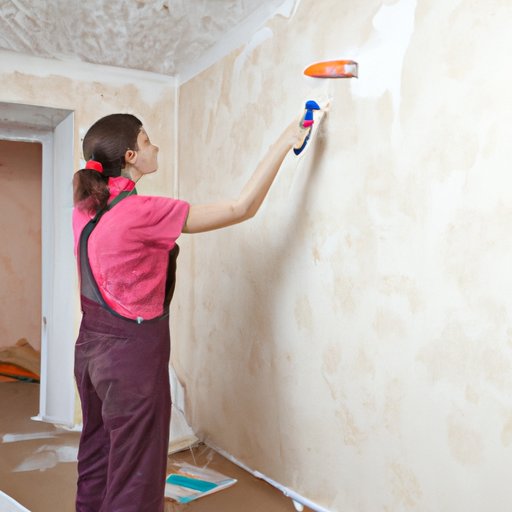 VII. Preparing walls for painting after wallpaper removal