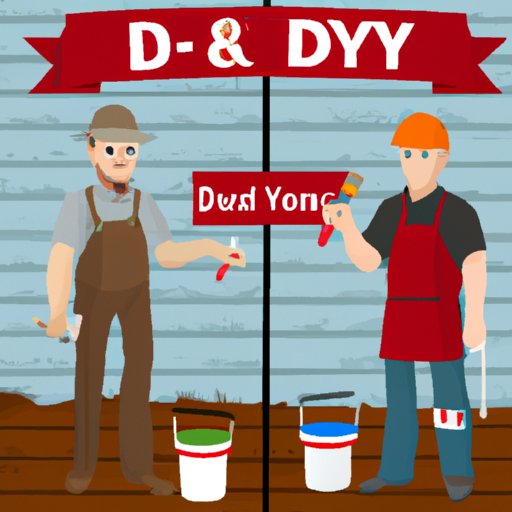 V. DIY vs. Hiring a Professional Contractor for Staining