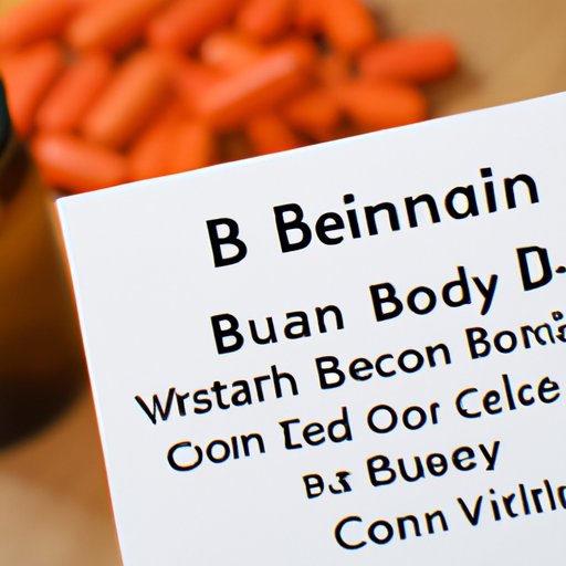 VII. The Benefits of Vitamin B Complex: How it Can Improve Your Health