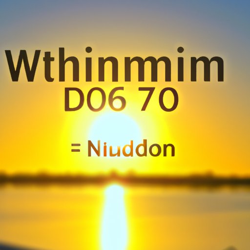 The Sunshine Vitamin: Understanding the Importance of Vitamin D for Optimal Health